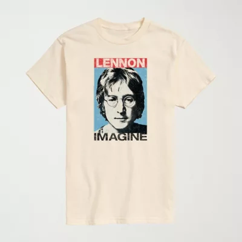 Novelty Mens Crew Neck Short Sleeve Regular Fit The Beatles Big and Tall Graphic T-Shirt