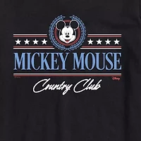 Novelty Mens Crew Neck Short Sleeve Regular Fit Mickey Mouse Big and Tall Graphic T-Shirt