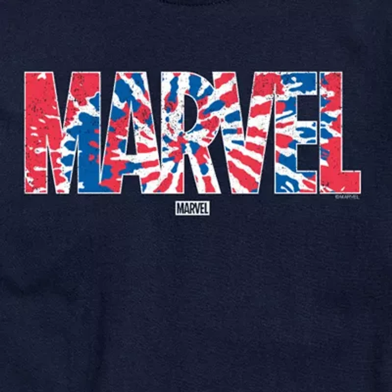 Novelty Mens Crew Neck Short Sleeve Regular Fit Marvel Big and Tall Graphic T-Shirt