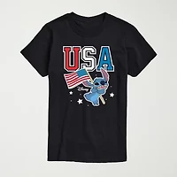 Novelty Mens Crew Neck Short Sleeve Regular Fit Big and Tall Graphic T-Shirt