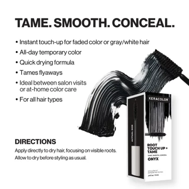 Keracolor Root Touch Up + Tame Onyx