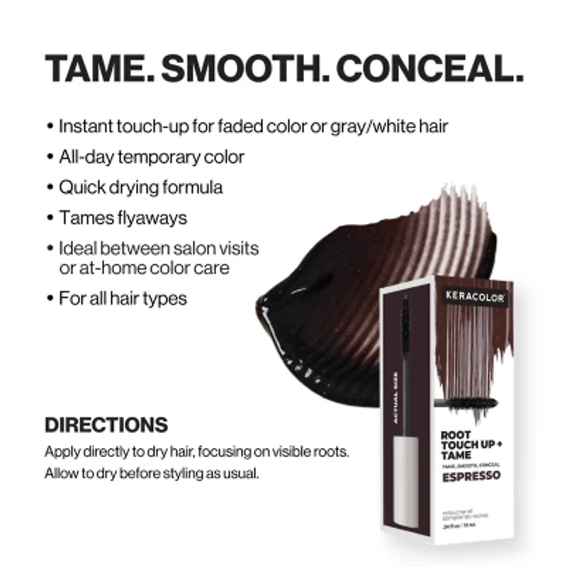 Keracolor Root Touch Up + Tame Espresso