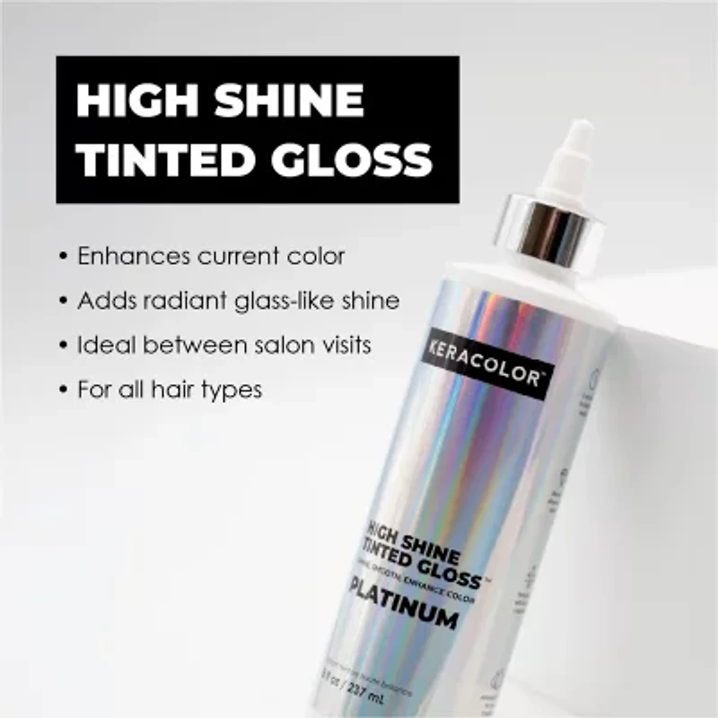 Keracolor High Shine Tinted Gloss - Platinum