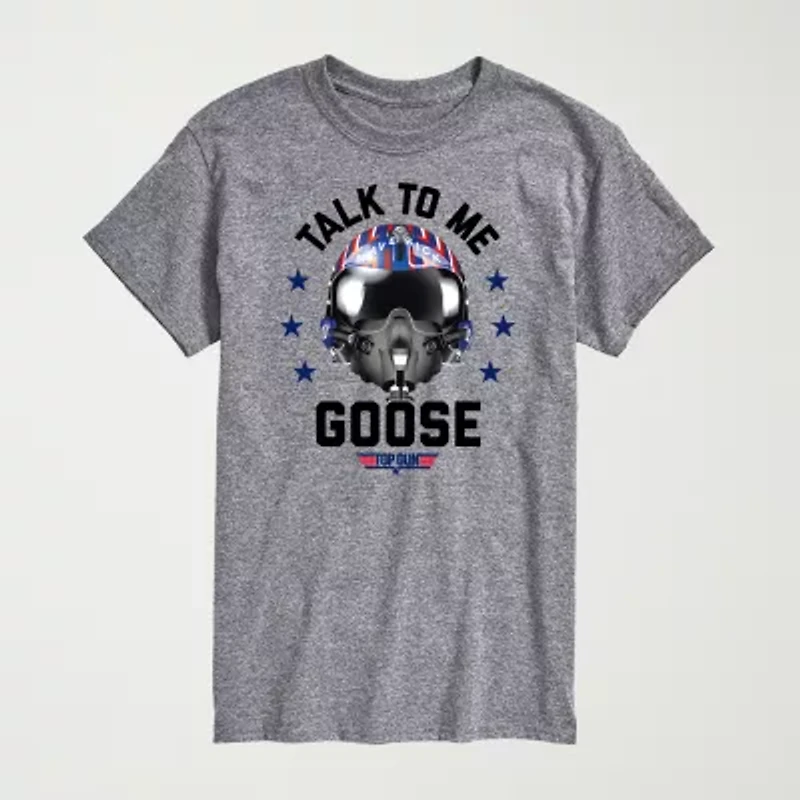 Novelty Mens Crew Neck Short Sleeve Regular Fit Graphic T-Shirt