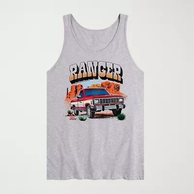 Novelty Mens Crew Neck Short Sleeve Tank Top