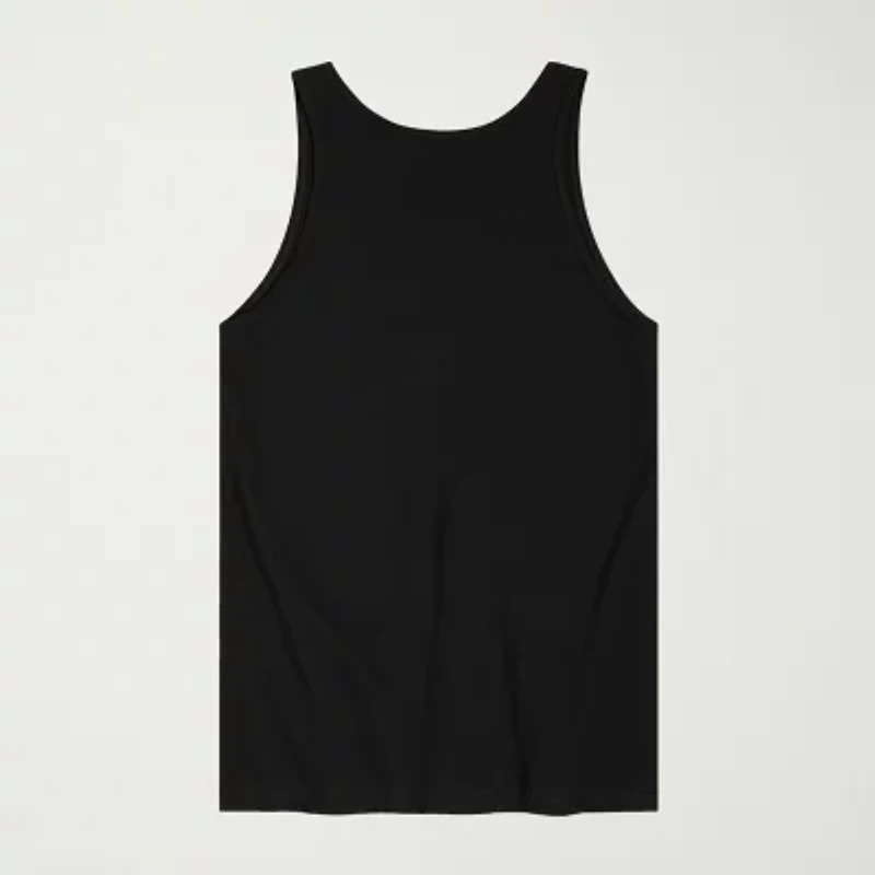 Novelty Mens Crew Neck Short Sleeve Spongebob Tank Top