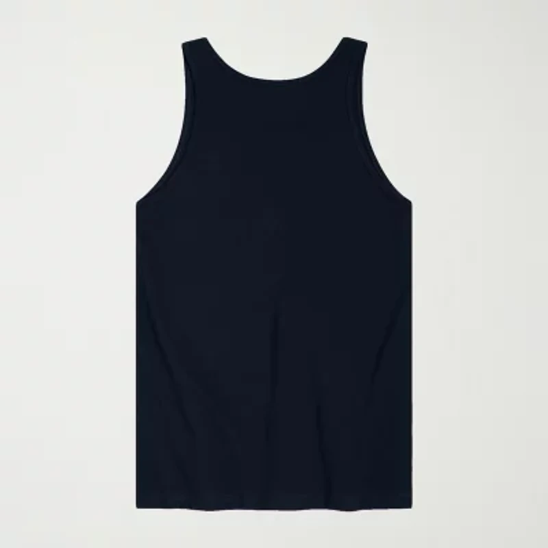 Novelty Mens Crew Neck Short Sleeve Tank Top