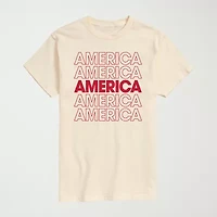 Novelty Mens Crew Neck Short Sleeve Regular Fit Graphic T-Shirt