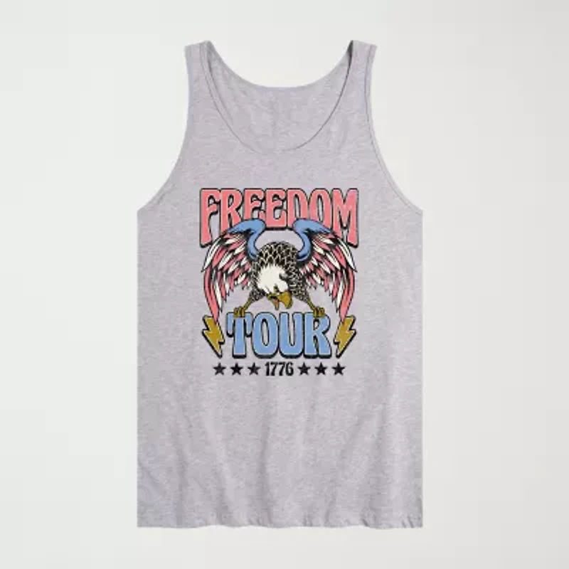 Novelty Mens Scoop Neck Sleeveless Tank Top