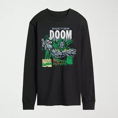 Novelty Mens Crew Neck Short Sleeve Regular Fit Marvel Graphic T-Shirt