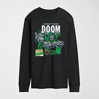 Novelty Mens Crew Neck Short Sleeve Regular Fit Marvel Graphic T-Shirt