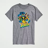 Novelty Mens Crew Neck Short Sleeve Regular Fit Marvel Graphic T-Shirt