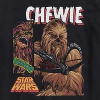 Novelty Mens Crew Neck Short Sleeve Regular Fit Star Wars Graphic T-Shirt