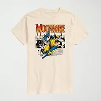 Novelty Mens Crew Neck Short Sleeve Regular Fit Marvel Graphic T-Shirt