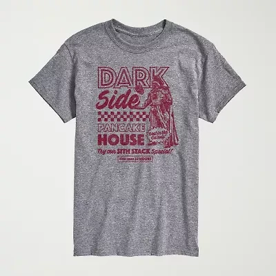 Novelty Mens Crew Neck Short Sleeve Regular Fit Star Wars Graphic T-Shirt