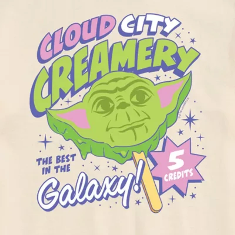 Novelty Mens Crew Neck Short Sleeve Regular Fit Star Wars Graphic T-Shirt
