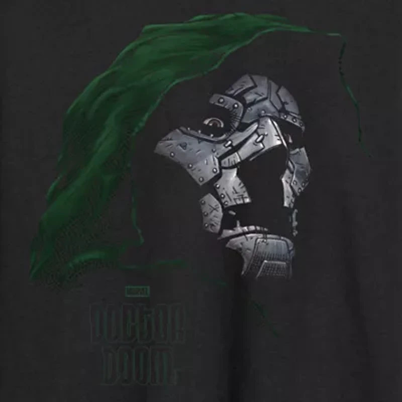 Novelty Mens Crew Neck Long Sleeve Regular Fit Marvel Graphic T-Shirt
