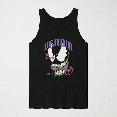 Novelty Mens Scoop Neck Sleeveless Marvel Venom Tank Top