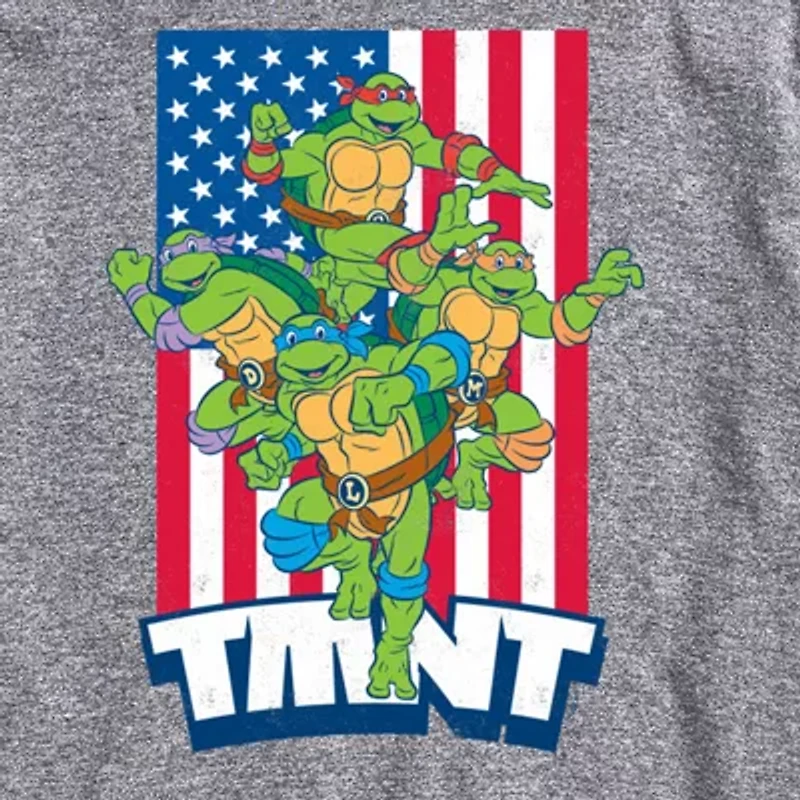 Novelty Mens Crew Neck Short Sleeve Regular Fit Teenage Mutant Ninja Turtles Graphic T-Shirt