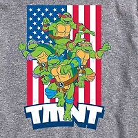 Novelty Mens Crew Neck Short Sleeve Regular Fit Teenage Mutant Ninja Turtles Graphic T-Shirt