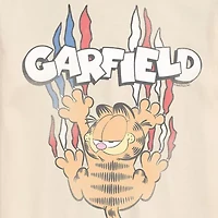 Novelty Mens Crew Neck Short Sleeve Regular Fit Garfield Big and Tall Graphic T-Shirt