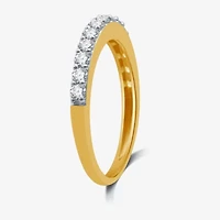 I Said Yes (H-I / I1) 1/2 CT. T.W. Lab Grown White Diamond Sterling Silver or 14K Gold Over Wedding Band