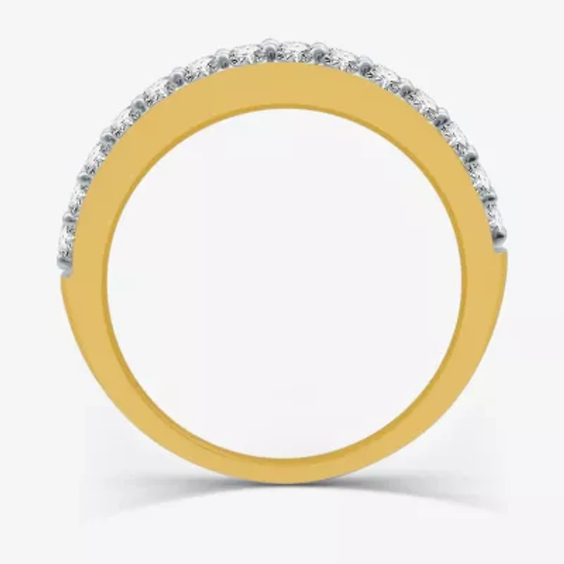 I Said Yes (H-I / I1) 1/2 CT. T.W. Lab Grown White Diamond Sterling Silver or 14K Gold Over Wedding Band