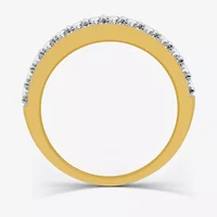 I Said Yes (H-I / I1) 1/2 CT. T.W. Lab Grown White Diamond Sterling Silver or 14K Gold Over Wedding Band