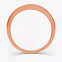 Modern Bride Gemstone 1/8 CT. T.W. Lab Created Blue Sapphire Gold Over Silver Wedding Band