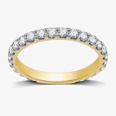 I Said Yes (H-I / I1) 1 CT. T.W. Lab Grown White Diamond Sterling Silver or 14K Gold Over Eternity Wedding Band