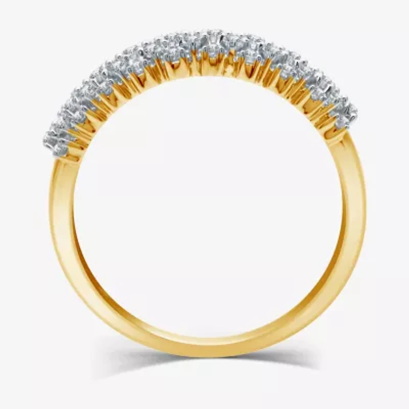 I Said Yes (H-I / I1) 1/2 CT. T.W. Lab Grown White Diamond Sterling Silver or 14K Gold Over Anniversary Wedding Band
