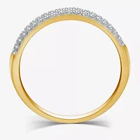 I Said Yes (H-I / I1) 1/4 CT. T.W. Lab Grown White Diamond Sterling Silver or 14K Gold Over Anniversary Wedding Band