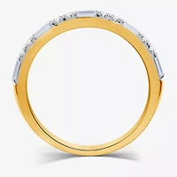 I Said Yes (H-I / I1) 1/3 CT. T.W. Lab Grown White Diamond Sterling Silver or 14K Gold Over Wedding Band