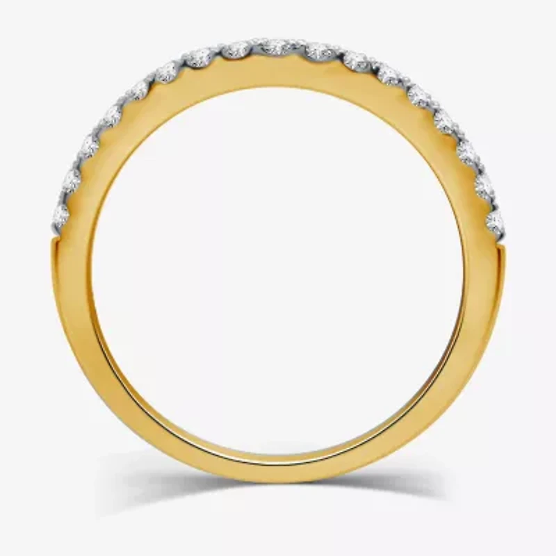 I Said Yes (H-I / I1) Womens 1 1/ CT. T.W. Lab Grown White Diamond Sterling Silver or 14K Gold Over Cushion Side Stone Halo Bridal Set