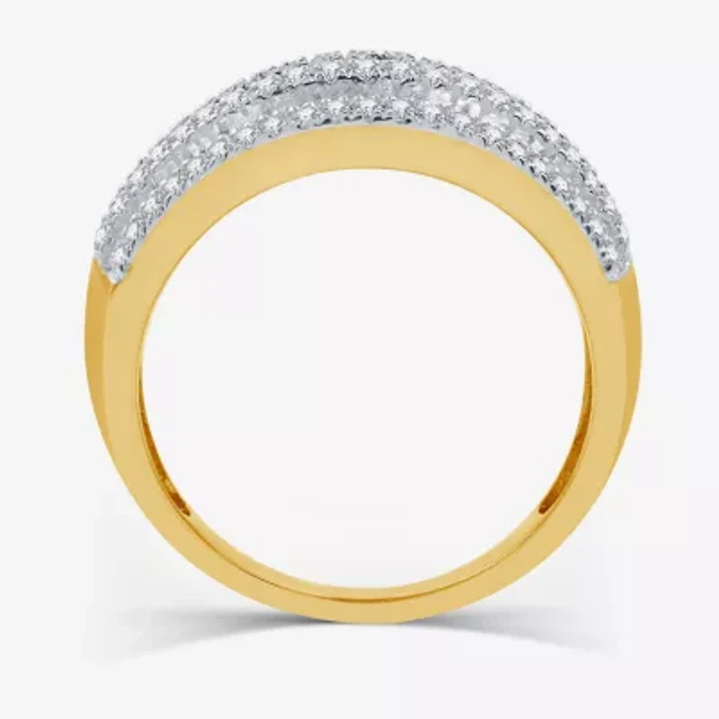 I Said Yes (H-I / I1) 1 CT. T.W. Lab Grown White Diamond Sterling Silver or 14K Gold Over Anniversary Band