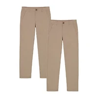 IZOD Little & Big Kid Boys Straight Regular Fit Flat Front Pant