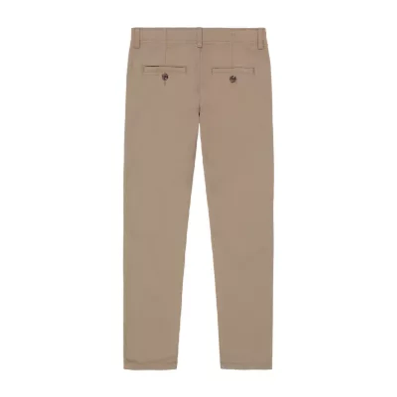 IZOD Little & Big Kid Boys Straight Regular Fit Flat Front Pant