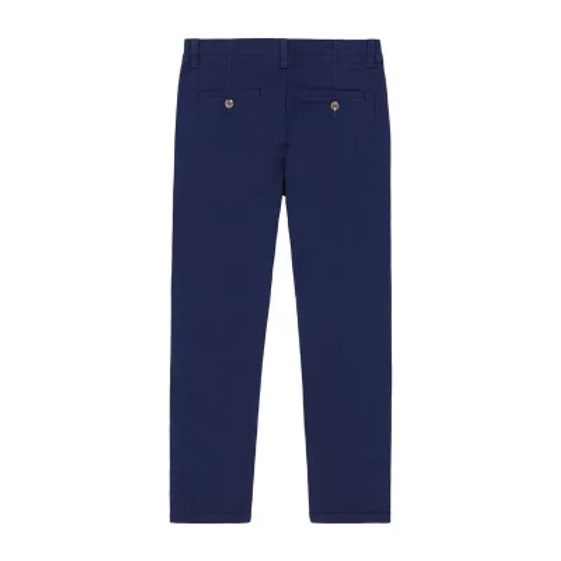 IZOD Little & Big Kid Boys Straight Regular Fit Flat Front Pant