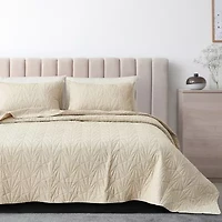 Linery Geometric Pinsonic 3-pc. Reversible Quilt Set