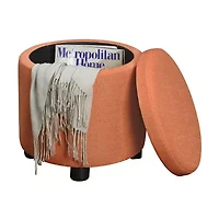 Designs4Comfort Round Storage Ottoman