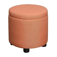 Designs4Comfort Round Storage Ottoman