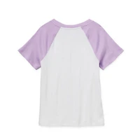 Thereabouts Little & Big Kid Girls Round Neck Short Sleeve Regular Fit Graphic T-Shirt