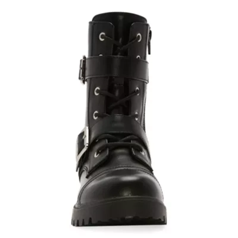Arizona Jean Co Womens Fleet Block Heel Combat Boots