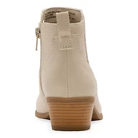 Arizona Jean Co Womens Lambray Stacked Heel Booties