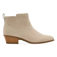 Arizona Jean Co Womens Lambray Stacked Heel Booties