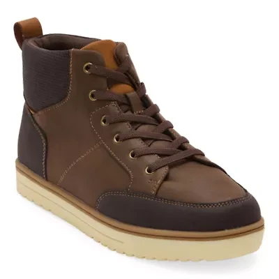 Thereabouts Little & Big Kid Boys Asher Flat Heel Lace Up Boots