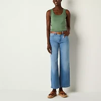 St. John's Bay Womens Crew Neck Tank Top