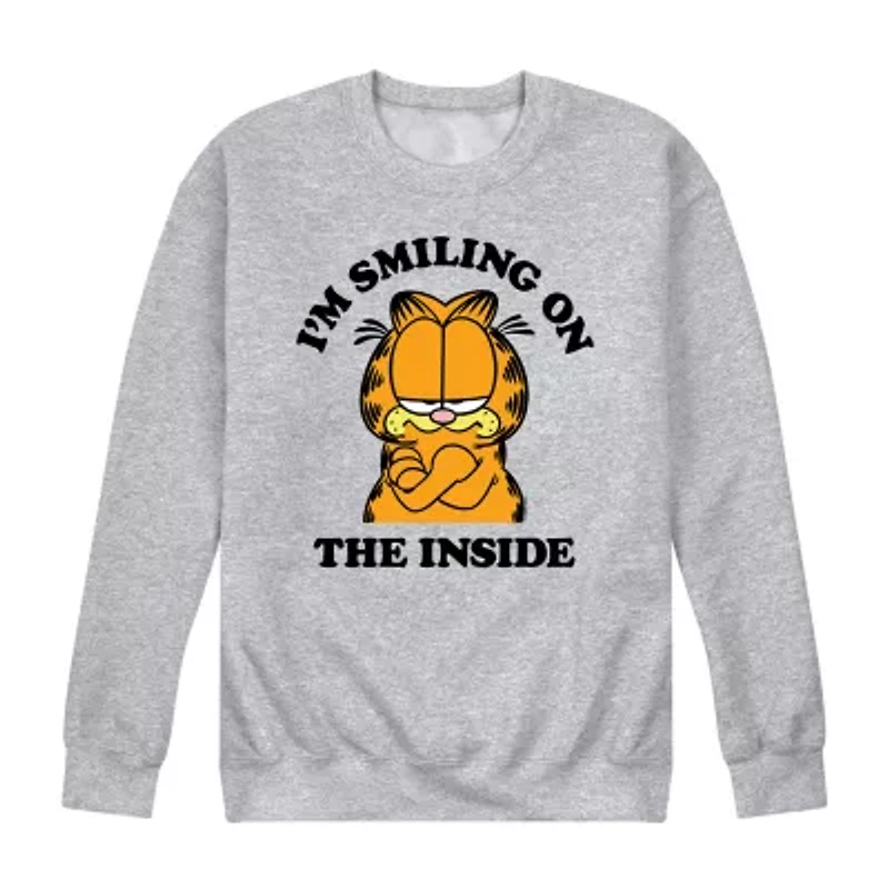 Mens Long Sleeve Garfield Sweatshirt