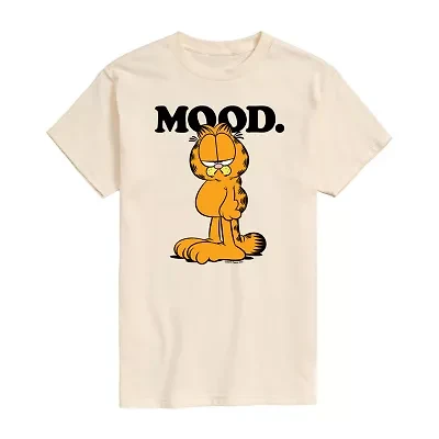 Mens Short Sleeve Garfield Graphic T-Shirt