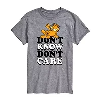 Mens Short Sleeve Garfield Graphic T-Shirt